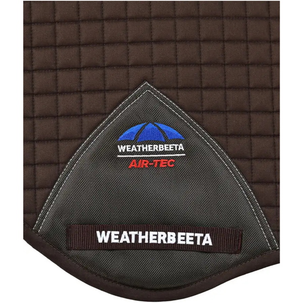 2025 Weatherbeeta Prime Air-Tec Jump Shaped Saddle Pad 1028251 - Chocolate